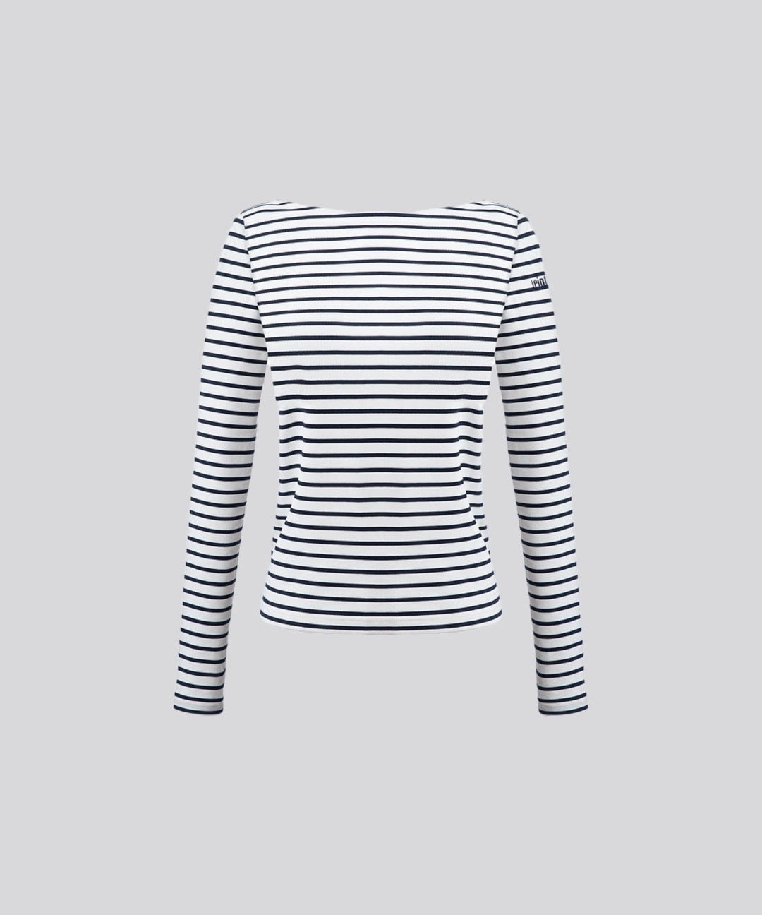 White Long Sleeve Striped Top