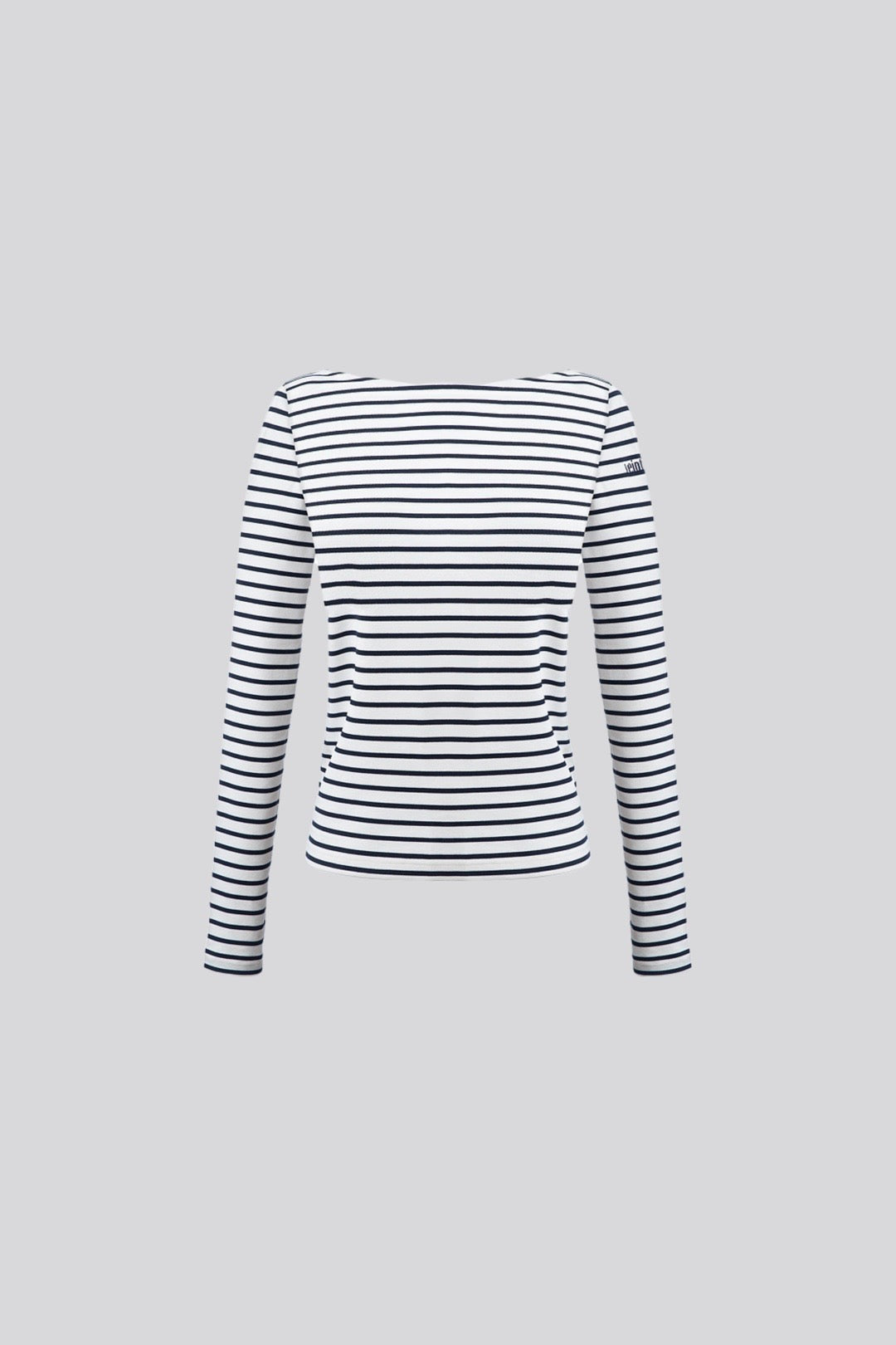 White Long Sleeve Striped Top