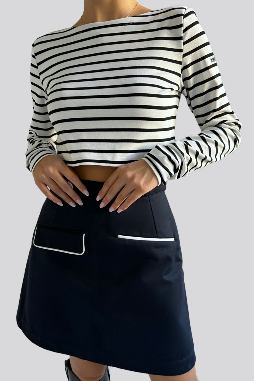 Navy Blue Skirt 