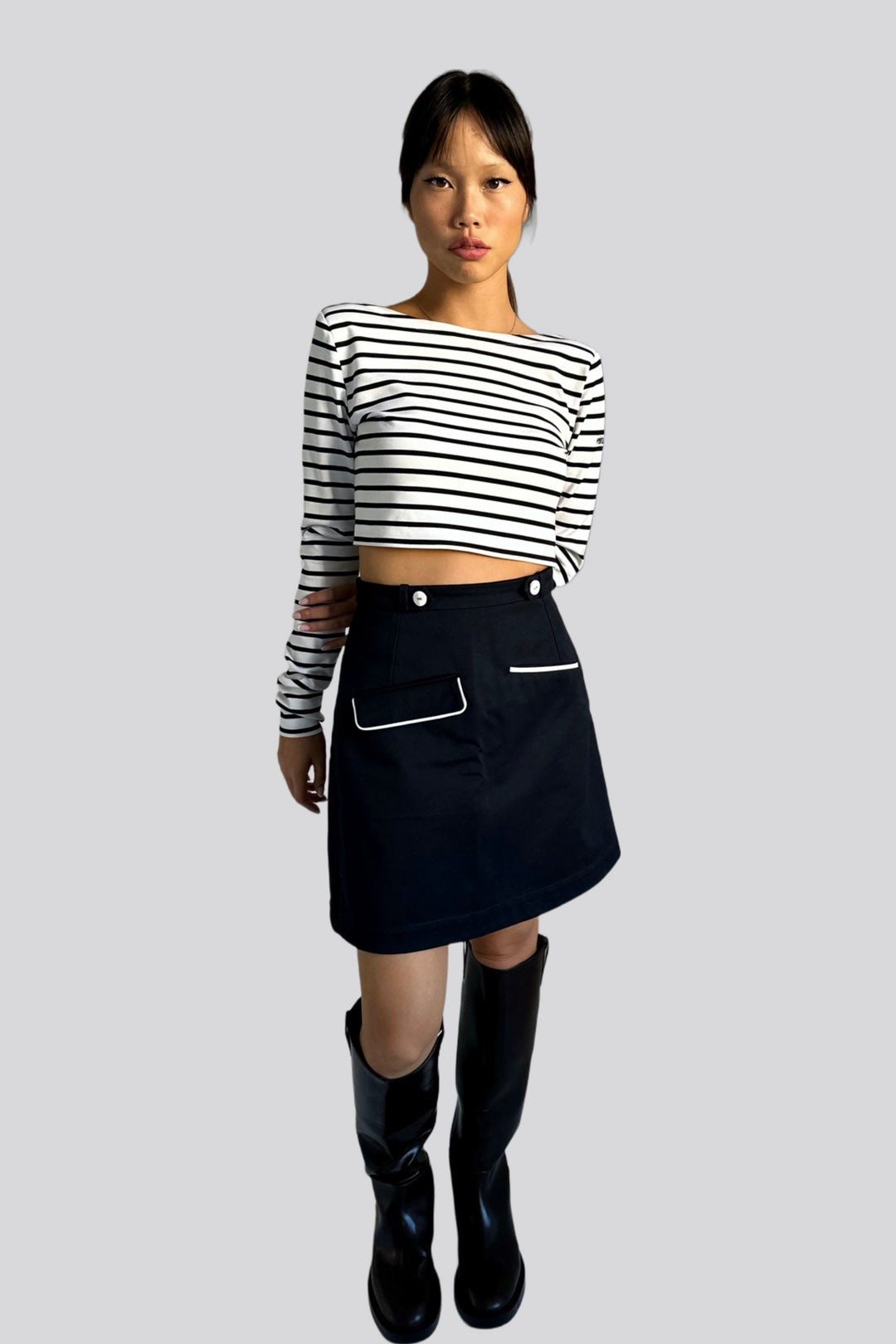 Navy Blue Skirt 