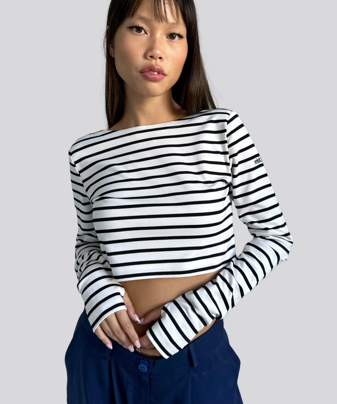 Olga White Crop Top