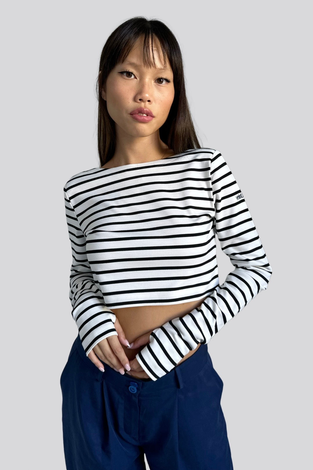 Olga White Crop Top